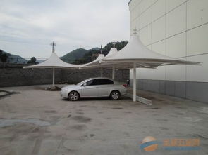 膜结构车棚定制专家 上海旗冉公司，为湖北省打造品质停车空间